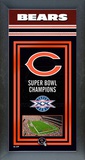 Chicago Bears Framed Championship Banner