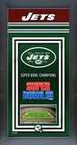 New York Jets Framed Championship Banner