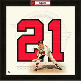 Warren Spahn, Braves representation of the player's jersey