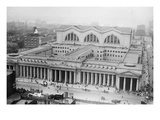 View of the Since Demolished Pennsylvania Railroad Station as Seen from Gimbels