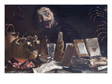 Magic Scene with Self Portrait