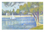 The Seine by the Island of Jatte in Spring