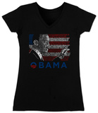Juniors: V-neck - Barack Obama T-Shirt