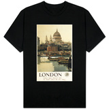 London, England - Great Western Railway St. Paul's Travel Poster