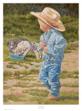 Little Boy Blue Art Print