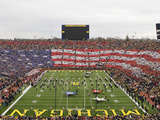 University of Michigan - American Flag Formed at Michigan Stadium