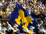University of Michigan - Michigan Flag Flies on Game Day