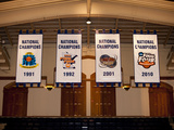 Duke University - Duke Basketball National Championship Banners