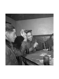 Tuskegee Airmen Playing Cards in the Officers