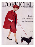 L'Officiel, April 1960 - Ensemble de Lanvin Castillo en Stigaz de Lesur