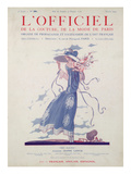 L'Officiel, July 1924 - Robe d'Après-Midi Très Fleurie