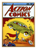 Superman Comic Book, 1938 Art Print