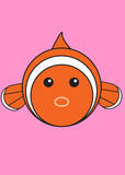 Buy Clown Fish On Pink at AllPosters.com