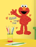 Sesame Street - Elmo Loves You Peel & Stick Giant Wall Decals