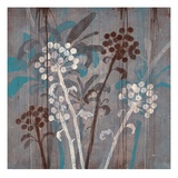 Modern Aqua Floral 2