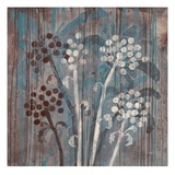 Modern Aqua Floral 1