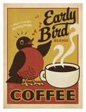 Early Bird Coffee Art Print