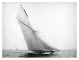 Yacht Columbia Sailing, 1899