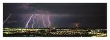 Lightning over City