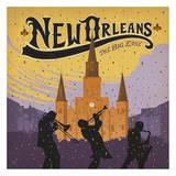 New Orleans, The Big Easy Square Art Print