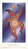 Clown (Blue) Collectable Print