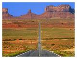 Highway Leading to Monument Valley, USA