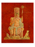 Dionysus Seated on a Throne