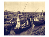 Marsh Arabs - Village Canal in the Swamps of the Lower Euphrates