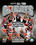 San Antonio Spurs All-Time Greats Composite