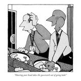 'Shaving your head takes the guesswork out of going bald.' - New Yorker Cartoon