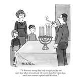 "The Internet startup had only enough cash for one more day.  But, miracul…" - New Yorker Cartoon