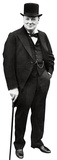 Winston Churchill Lifesize Standup Poster Stand Up