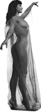 Bettie Page Black and White Lifesize Standup Poster