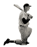 Ted Williams (Kneeling) Boston Red Sox Lifesize Standup Poster