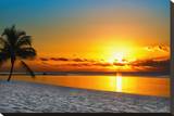 Key West Sunrise Reflection Stretched Canvas Print