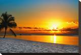Key West Sunrise Reflection Stretched Canvas Print