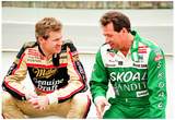 Harry Gant and Rusty Wallace Pocono 1990 Archival Photo Poster