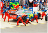 Jeff Gordon Pit Stop Archival Photo Poster