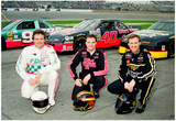 Rusty, Kenny and Mike Wallace 1993 Daytona 500 Archival Photo Poster
