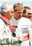 Rusty Wallace and Roger Penske 1989 Archival Photo Poster