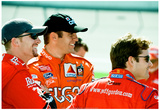 Dale Earnhardt Jr. Elliott Sadler and Jeff Gordon Archival Photo Poster