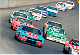 Champion 400 Nascar Race 1987 Archival Photo Poster