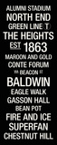 Boston College: College Town Wall Art
