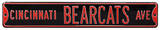 Cincinnati Bearcats Ave Steel Sign