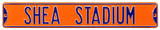 Shea Stadium Orange Steel Sign