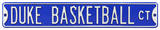 Duke Basketball Ct Steel Sign