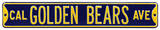 Cal Golden Bears Ave Steel Sign