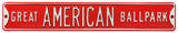 Great American Ballpark Reds Steel Sign