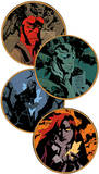 Hellboy Art Coaster Set