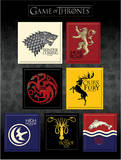 Game Of Thrones - House Sigil Magnet Set